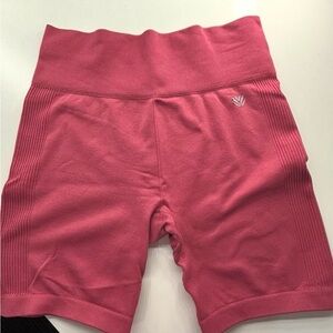 Women's Pink High-Waisted Shorts